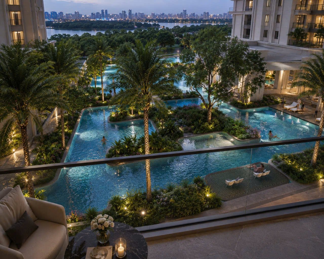 View 360 các tầng Le Parc Place