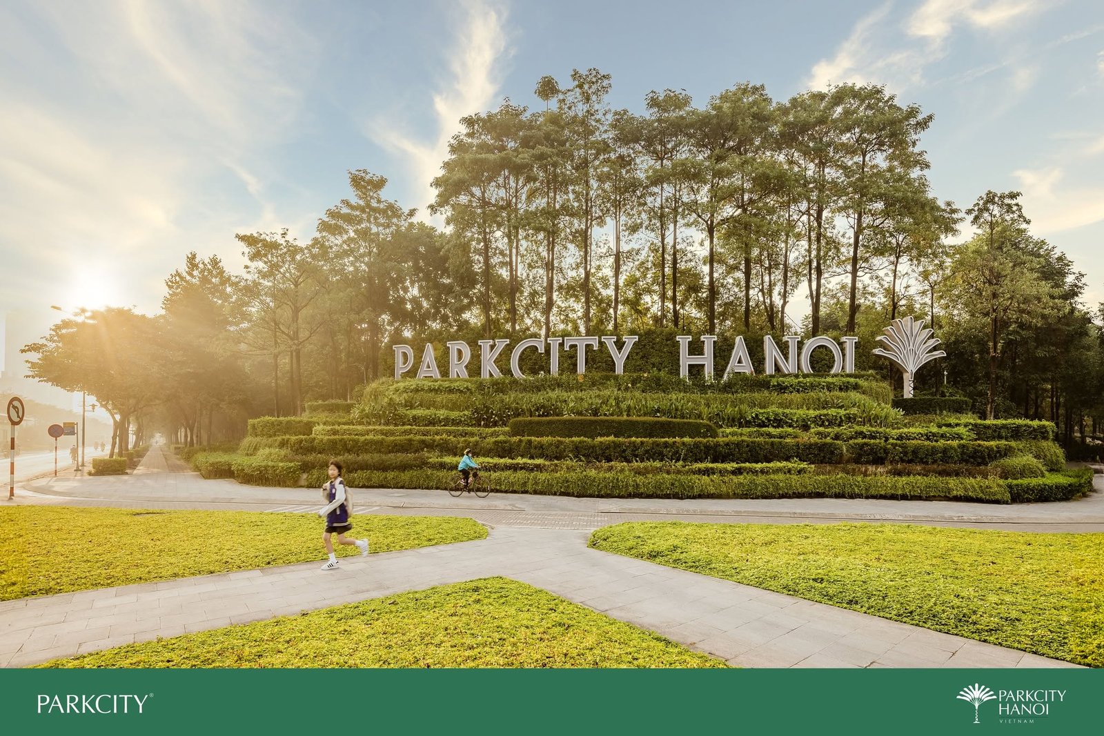 Cảnh quan biệt thự mật độ thấp tại ParkCity Hà Nội