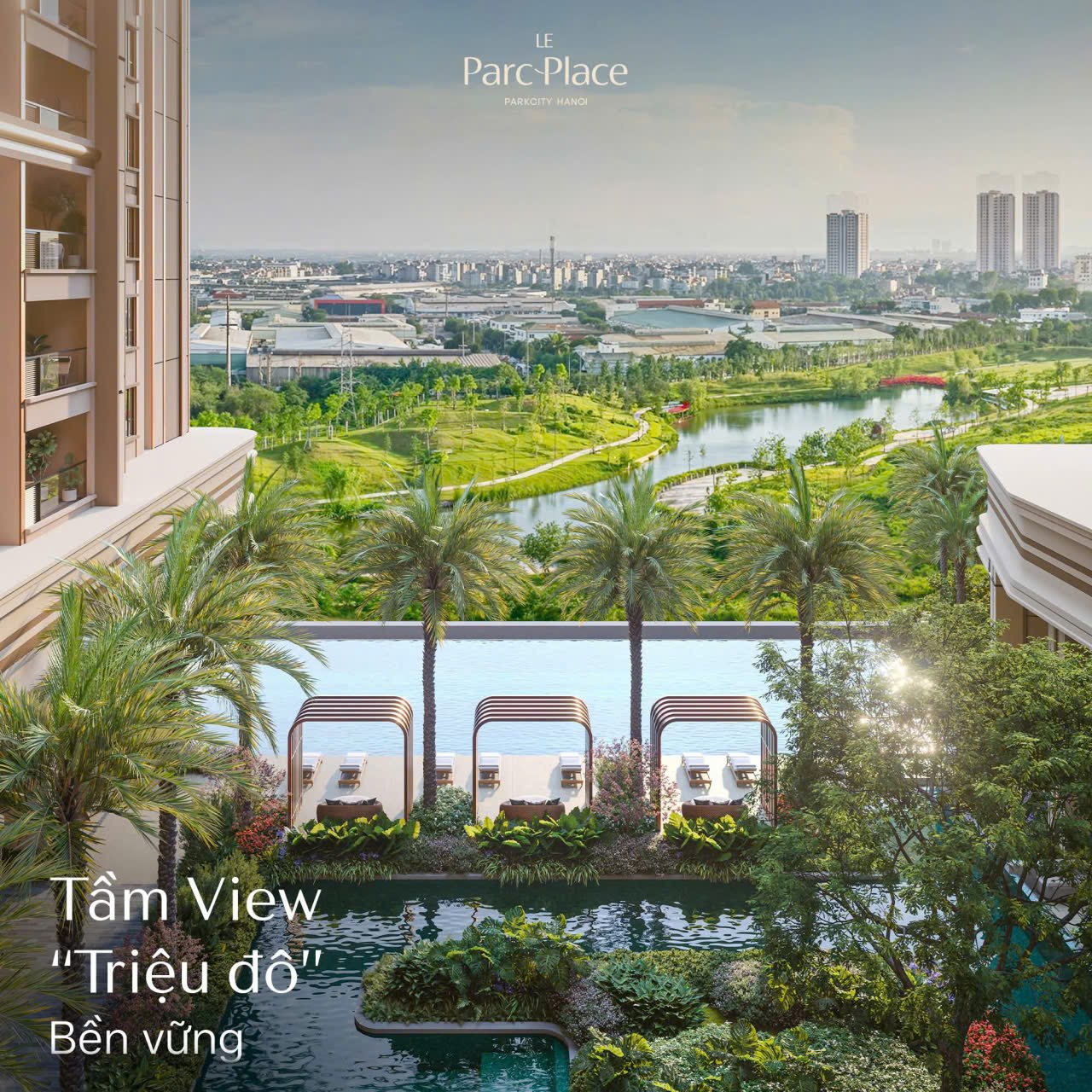 Căn hộ view công viên Le Parc Place ParkCity Hà Nội