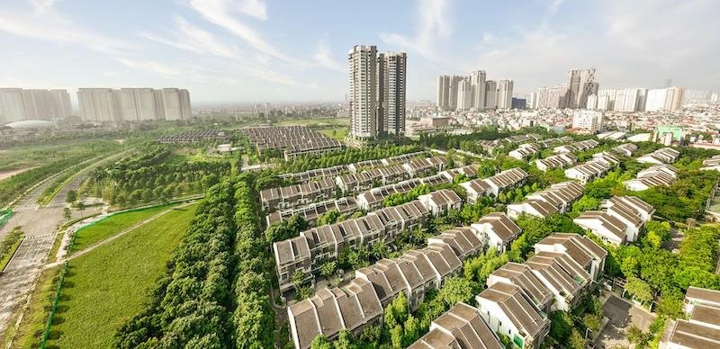 Khu biệt thự xanh trong Khu đô thị ParkCity Hà Nội