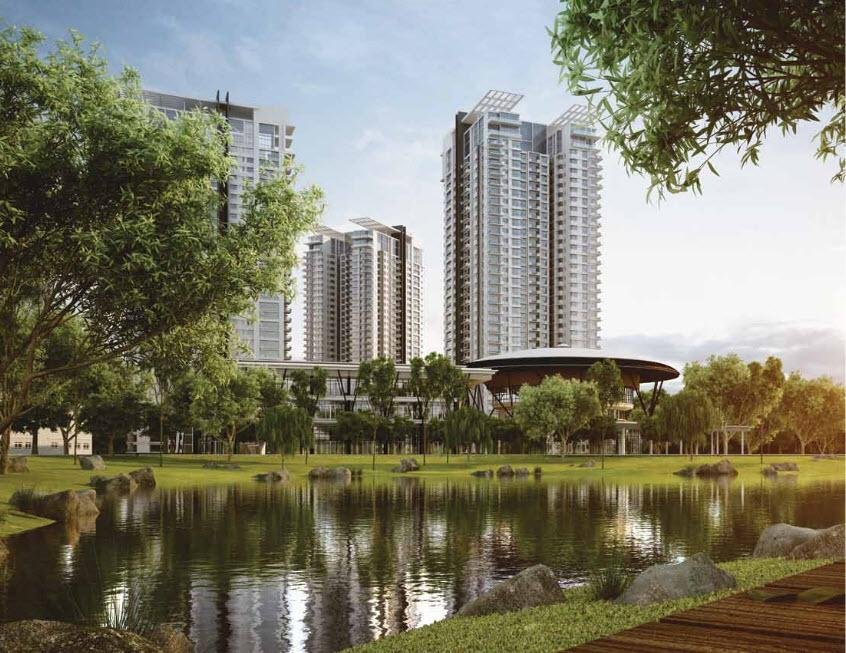 Tháp căn hộ ven hồ giữa không gian xanh tại ParkCity